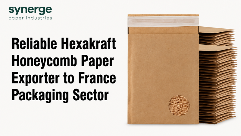 Reliable Hexakraft Honeycomb Paper Exporter to France Packaging Sector