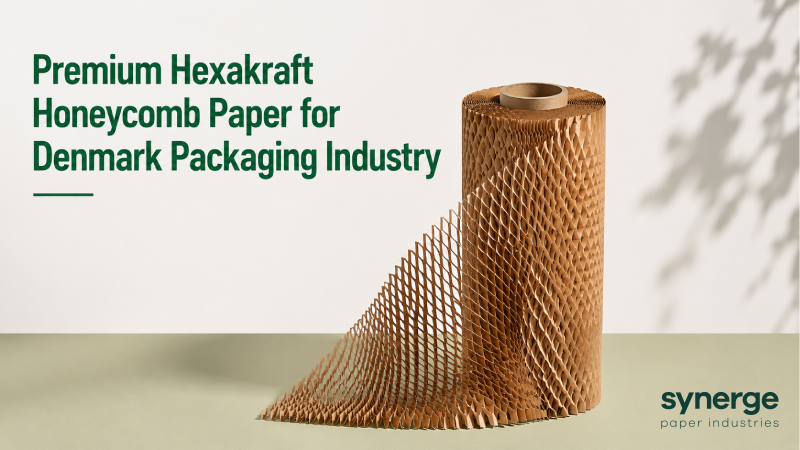 Premium Hexakraft Honeycomb Paper for Denmark Packaging Industry
