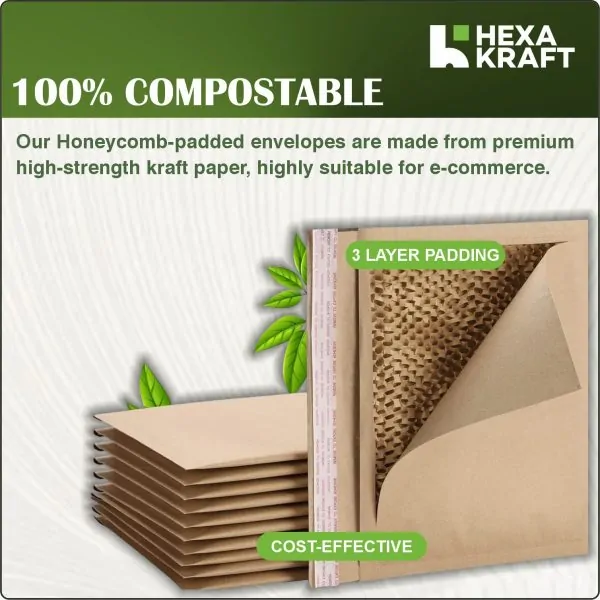 Honeycomb Padded Mailers — view 3