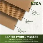 Honeycomb Padded Mailers — view 4
