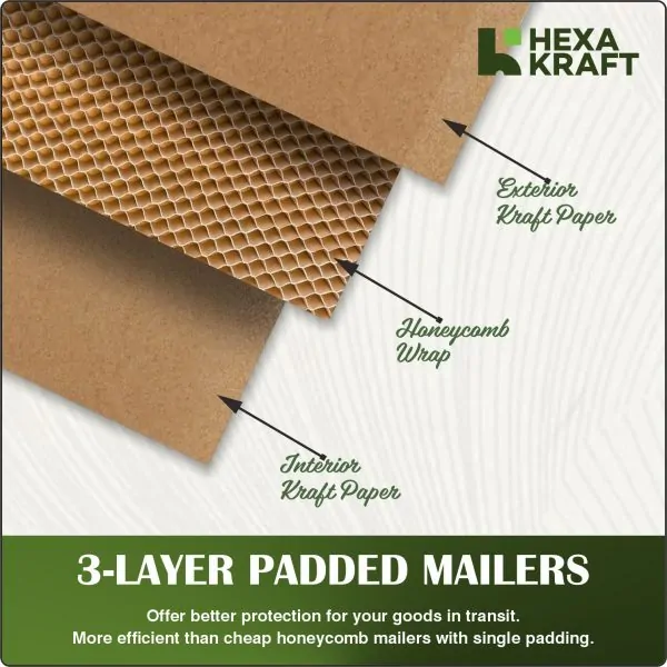 Honeycomb Padded Mailers — view 4