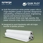 Maplitho Plotter Paper Rolls 90 GSM — view 3